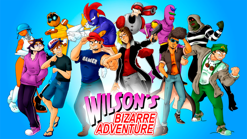 Capa de Webcomic 'Wilson's Bizarre Adventure', 2022